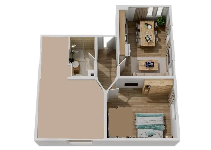 דירה Smart Haus Topas 302 *